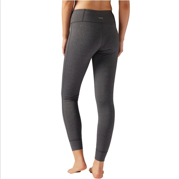 Reebok Lux Legging Women 3X 22W Gray Speedwick Mid Rise Gym Training Pants NWT - Picture 11 of 14